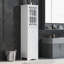 Grande armoire de salle de bain avec tiroir et portes avec tablette réglable pour la salle de bain-1274390859