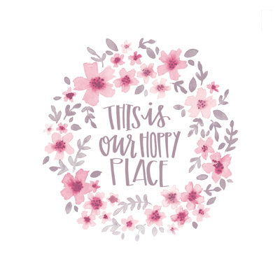 This Is Our Hoppy Place 1 Piece Wrapped Canvas Wall Art