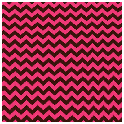 Pink Brown Chevron Double Sided Throw Pillows