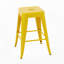 Tabouret de bar de 61 cm (24 pouces) de hauteur comptoir, tabourets de bar en métal sans dossier, ensemble de 2, non empilables-134966402-134966404