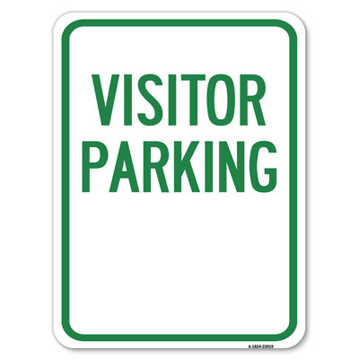 Reserved Parking Sign Visitor Parking/23019