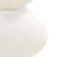Serenade Concrete End Table, White