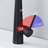 Matte Black Kitchen Faucet With Pull Down And Magnetic Docking, Stainless Applied Black, Spray Steel