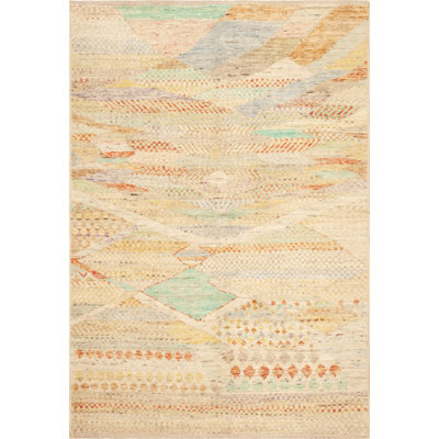 Nazmiyal Collection Modern Contemporary Rug 4ft 2in X 6ft 2in