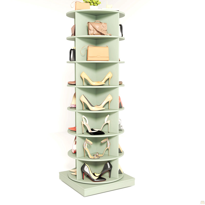 Armoire à chaussures rotative 360 7 niveaux