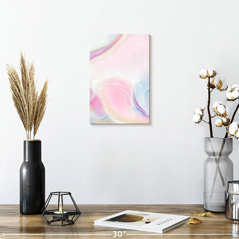 Avery Marbled Prism I, 12" H x 8" W