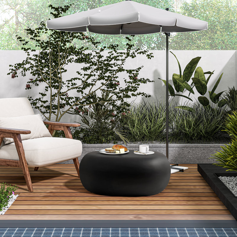 Table basse Pruitt, Noir