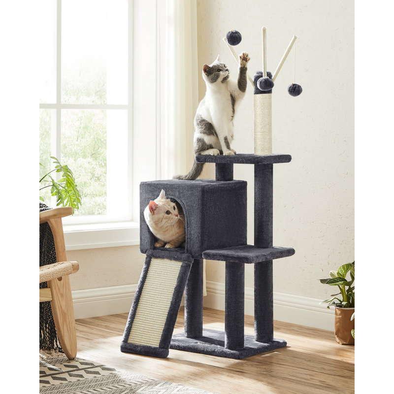 Colter 118.1cm H Cat Tree, Smoky Grey