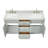 Hamlet 67'' Double Bathroom Vanity with Carrara Marble Top-93068144