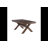 Helbert 70" Solid Wood Farmhouse Trestle Base Dining Table-1184118493