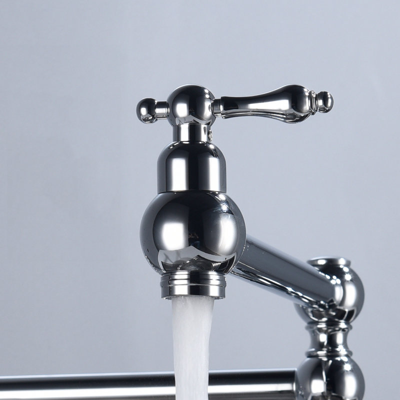 Robinet remplisseur mural, Chrome, 4