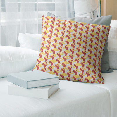 Skyscrapers Pattern Throw Pillow Cover