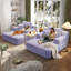 Ensemble de chaise longue surdimensionnée 2 pièces-1116335047