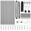 Vidaxl Fence With Posts -Coated Steel-116797899-116797907