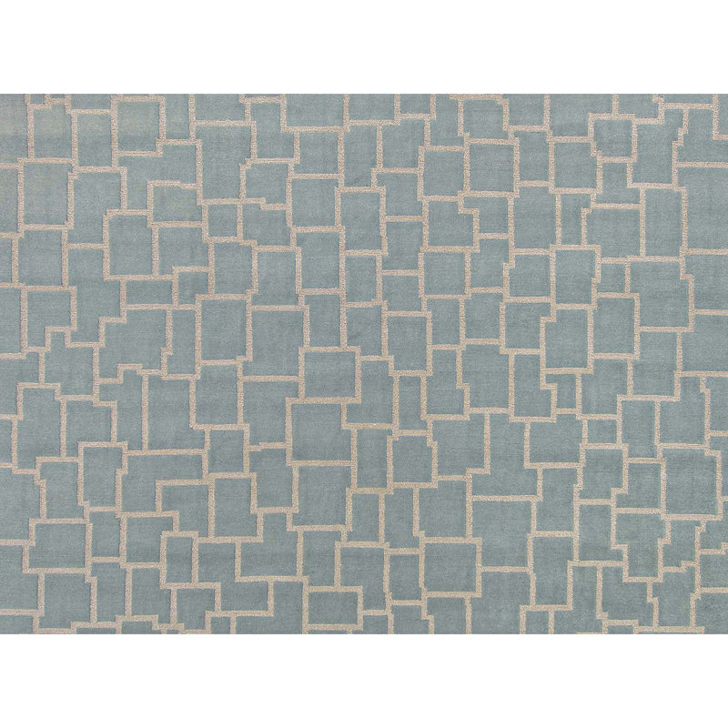 Handmade Wool Abstract Area Rug, Rectangle 10' x 14'