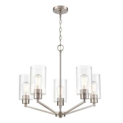 Beverlly Chandelier - Brushed Nickel