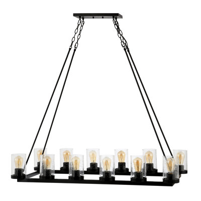Hylton Kitchen Island Wagon Wheel Chandelier