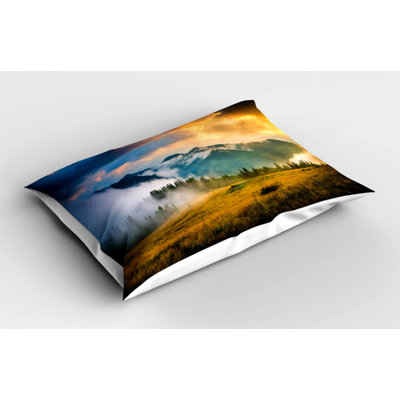 Sunrise Polyester Toile Sham Set