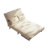 43.3'’ 3-in 1 Beige Cotton Linen Reclining Sleeper Sofa Chair,Accent Chair with Solid Wood Feet I 5-gear Adjustable Backrest-124254752-118088945
