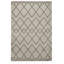 Mastrangelo area rug Machine Woven Rectangle Cream/Grey-70523150