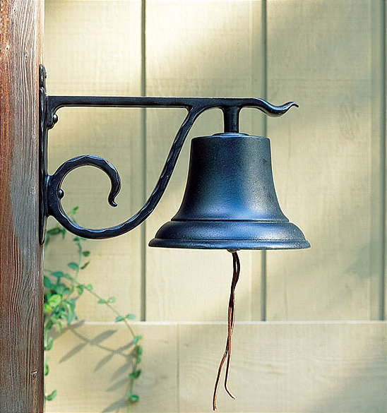 Large Bell w/ Cardinal, Black