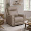 1 Seater Reclining Leather Sofa-1256332219