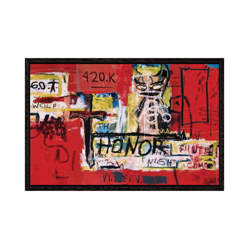 Honor by PinkPankPunk - Print on Canvas, Black Framed, 152.5 cm H x 101.5 cm W