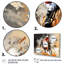 «Brown Horse Racing Frenzy - Horse Racing Multipanel», ensemble de décorations murales
