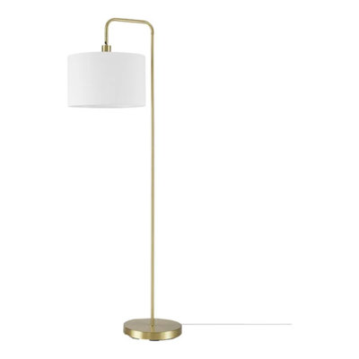 Minimalist Brass Floor Lamp