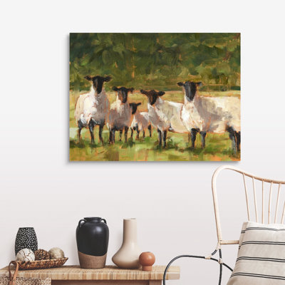 " Sheep Family II " by Ethan Harper Painting Print
