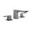 Robinet de lavabo de salle de bain espacé à deux poignées avec drain TOTO® GR Series 1,2 GPM, chrome poli