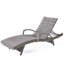 Chaise longue en gris - Option de détente extérieure polyvalente avec fauteuil de patio confortable