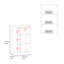 36" Wall Cabinet For Kitchen, Living Room - Black Construction Shelf In Garage, Bathroom, 36-1528861794