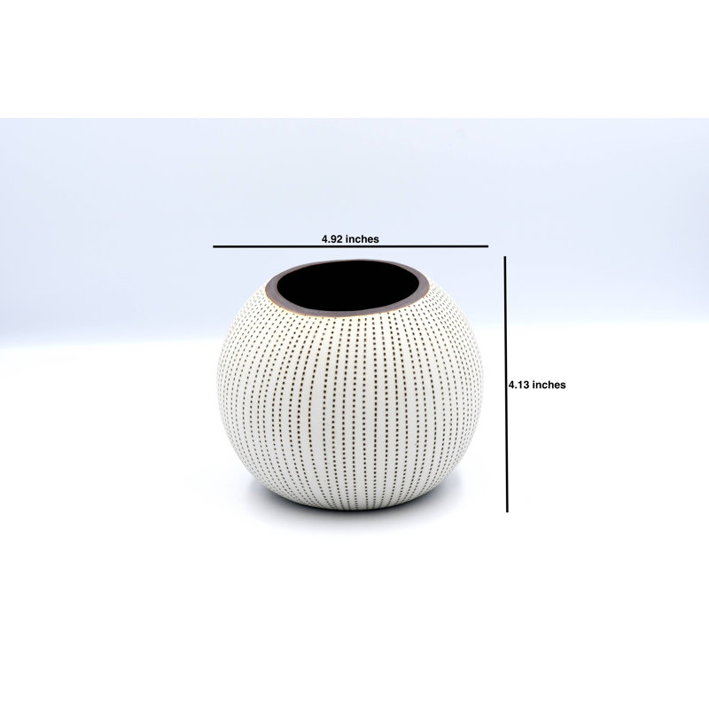 Alexzandar Jar, 4.1" H x 4.9" W x 4.9" D, Brown
