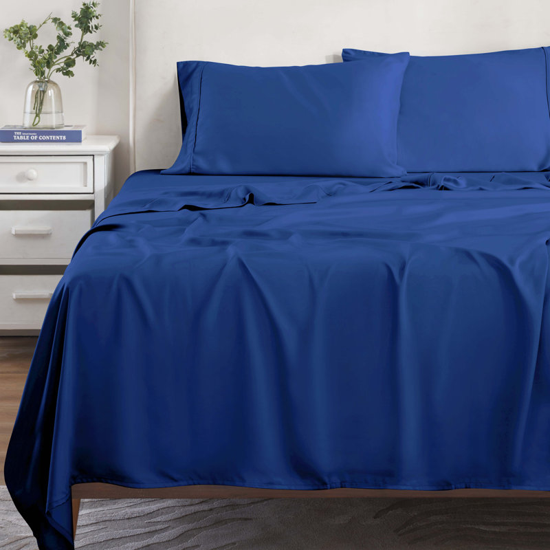 Lit de poche modulaire modulaire de Beechwood, Marine, Ensemble de draps pour lit double avec drap-housse