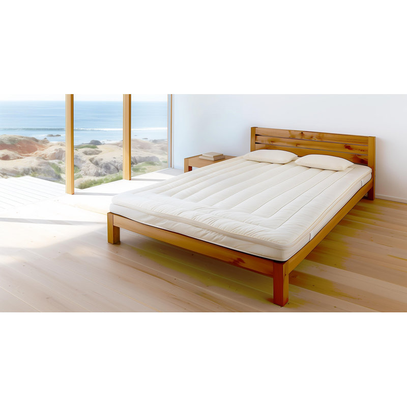 Surmatelas en laine de 1,5 po, Grand lit