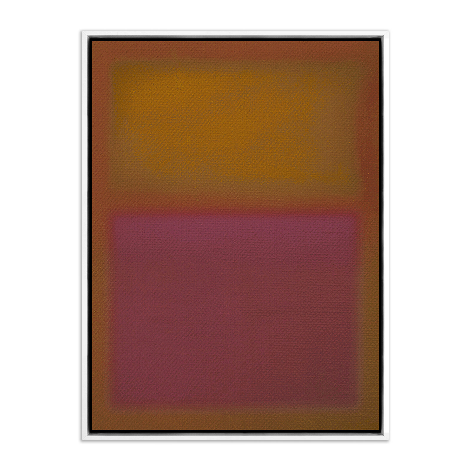 Composition Deep by Charles Stuart, 24" H x 18" W x 2" D, Red/Orange, White/Neutral