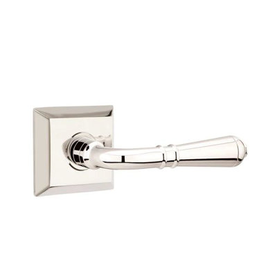 Passage Door Lever with Square Rosette