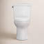 Toilette allongée deux pièces à hauteur unique 1,28 GPF TOTO® Drake® avec siège rugueux de 10 pouces, CEFIONTECT® et siège SoftClose®, prêt pour WASHLET® +, coton blanc-88575871