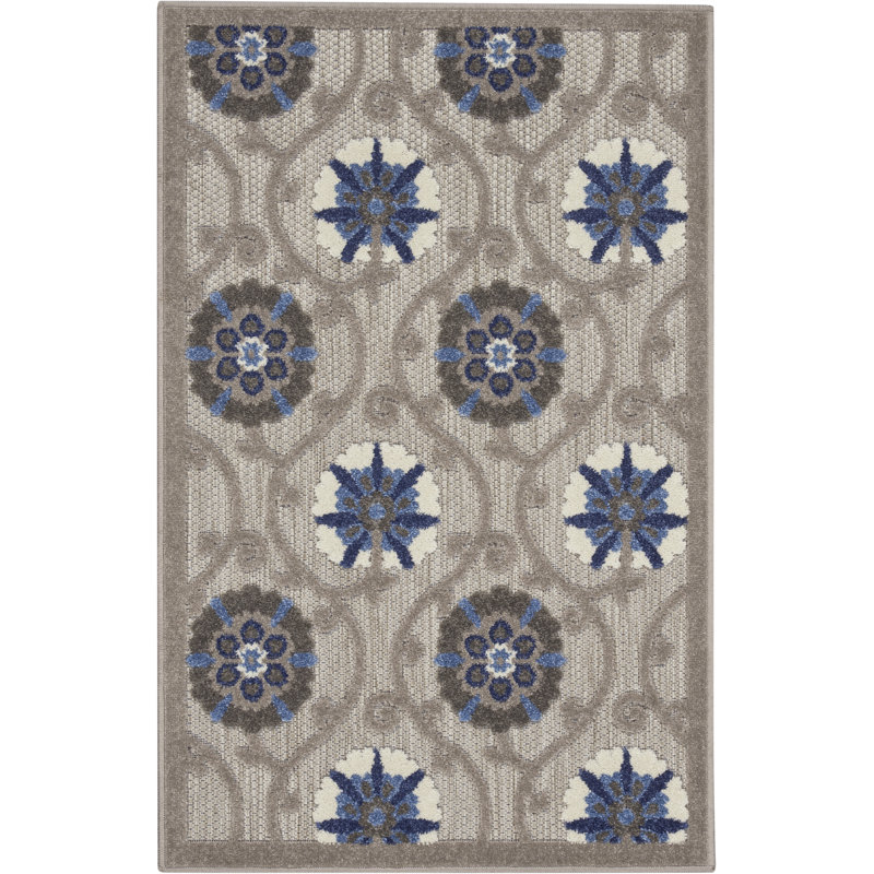 Tapis gris Newton, Rectangle 2 pi 8 po x 4 pi