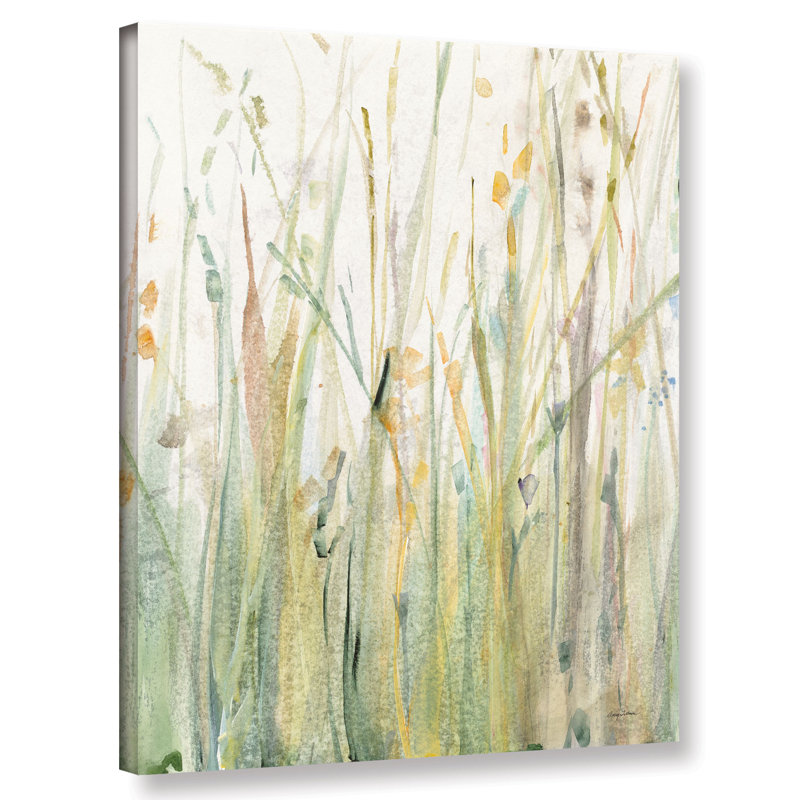 « spring herbe i crop », reproduction sur toile tendue, H 10 po x l 8 po x P 2 po