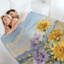 Jeté en flanelle Vibrant Wildflower Luxury-134399962