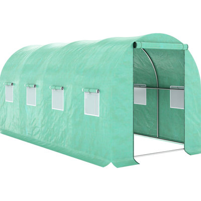 Greenhouse With Steel Construction, And Long-lasting Extra-large Herb Greenhouse, Maximize Cultivation Harvest
