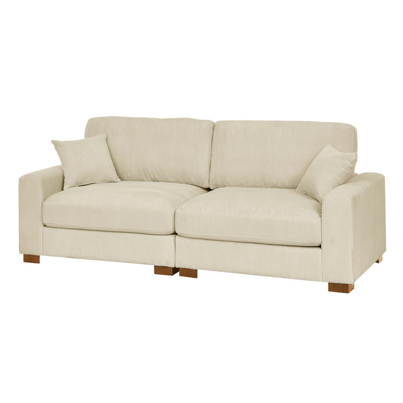 2-Pieces Modular Sofa, Cream