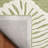 Meranda Blossom Hand Tufted Wool Cotton Floral Rug in Green/White-2091780354