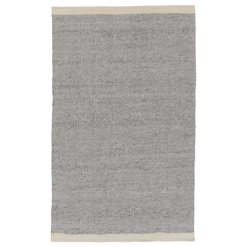 Wendy Jane Area Rug in Pewter/Beige, Rectangle 5' x 8'