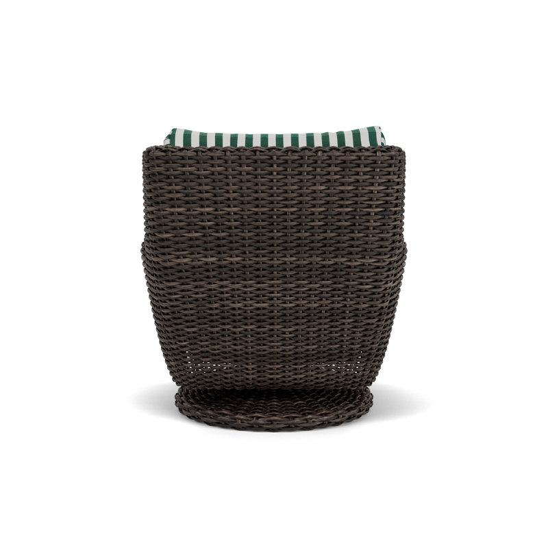 Largo Outdoor Rocker Chair, SafariGreen/ White Stripe