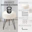 Tabouret de coiffeuse en velours-106599399