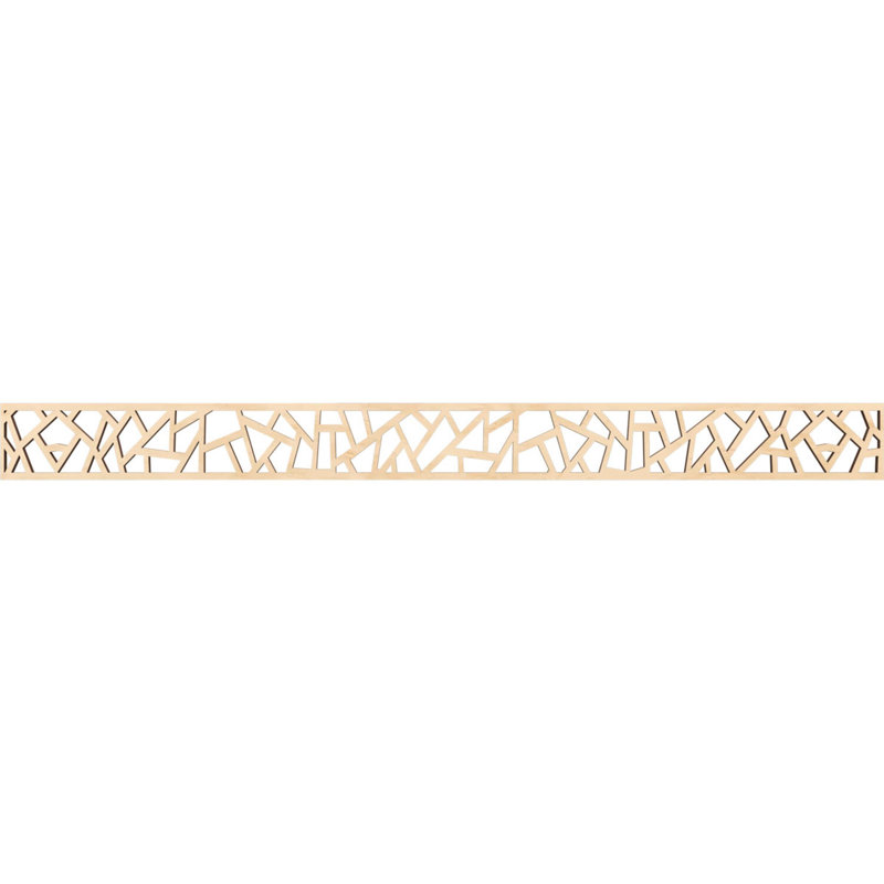 Moulure en bois Harrisburg, Bouleau, H 4 po x l 46,375 po x P 0,375 po
