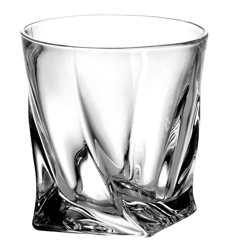 Verre à scènes de cristal 2 oz.